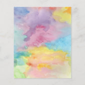 Budget Gefärbte Krawatte Wasserfarben Art Colorful (Rückseite)