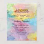 Budget Gefärbte Krawatte Wasserfarben Art Colorful (Vorderseite)