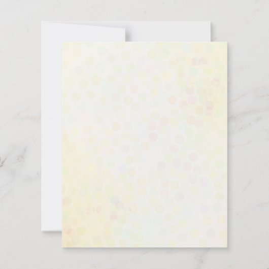 Budget Gender Reveal Baby Shower Einladung (Rückseite)