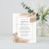 Budget Getrocknetes Palm Watercolor Brautparty Ein (Stehend Vorderseite)