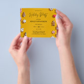 Budget Gingerbrei Cookie Holiday Party Flyer (Gruppe)