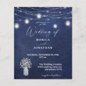 Budget Gipskraut, Chalkboard, String Lights (Vorderseite)