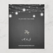 Budget Gipskraut, G Chalkboard, String Lights (Rückseite)