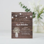 Budget Gipskraut & String Lights Brautparty (Stehend Vorderseite)