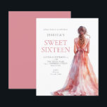 Budget Girl in Pink Gown Sweet 16 Geburtstag einla<br><div class="desc">Budget Girl in Pink Gown Sweet 16 Geburtstag einladen. Eine günstige BUDGET-Alternative für eine kleinere Größe von 4, 5 x 5, 6 Zoll, die ein Gewicht von 110 lbs hat, die ähnlich dick ist wie eine Postkarte (sie ist jedoch nicht als Postkarte geeignet). BITTE BEACHTEN SIE, DASS ES EINE Einladung...</div>