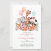 Budget Girl Safari Animals Baby Sprinkle (Vorderseite)