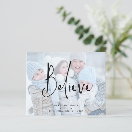 Budget Glaube Skript Foto Name Jahr Weihnachten (Stehend Vorderseite)