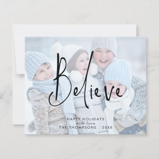 Budget Glaube Skript Foto Name Jahr Weihnachten (Vorderseite)