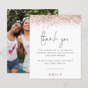 Budget Glitzer Foto Brautparty Vielen Dank