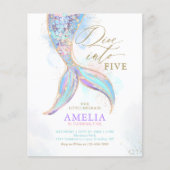 BUDGET Glitzer Meerjungfrau Schwanz tauchen in Geb (Vorderseite)