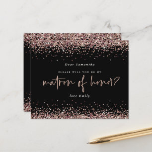 Budget Glitzer Rose Gold Matron of Ehrenanforderun
