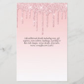 BUDGET Glitzern Glitzer BlumenGirl-Brautparty (Rückseite)