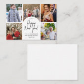 Budget Glück Neujahr Arch 5 Familienurlaub Foto Mitteilungskarte (Vorne/Hinten)