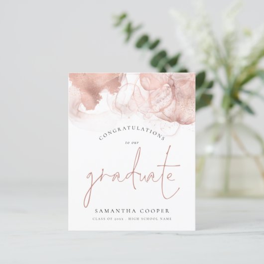 Budget Glückwunsch Grad Rose Gold Alkoholtupfer (Stehend Vorderseite)