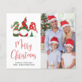 Budget Gnomes Frohe Weihnachts-Foto Weihnachtskart (Vorderseite)
