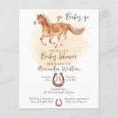 Budget Go Baby läuft Pferdeschwür Babydusche (Vorderseite)