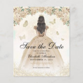 Budget Gold BlumenPrinzessin Quinceañera Rett Datu (Vorderseite)