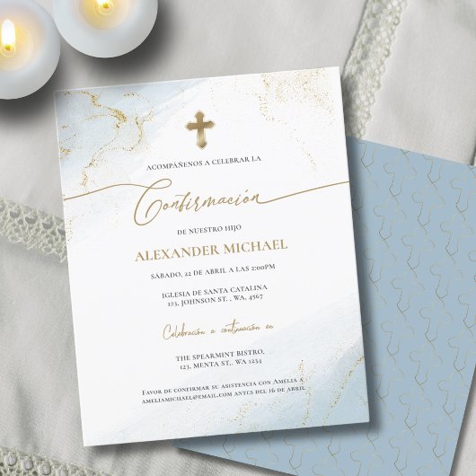 Budget Gold Cross Boy Confirmation Confirmacion 
