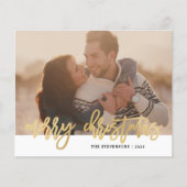 Budget Gold Einfach Weihnachten Foto Urlaub (Vorderseite)