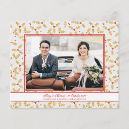 Budget Gold Foil Holly Frohe Verheiratete Weihnach