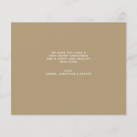 BUDGET Gold Frohe Weihnachts-Herz-Script 5 Foto (Rückseite)