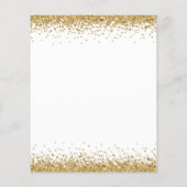 BUDGET Gold Glitzer Bachelorette (Rückseite)