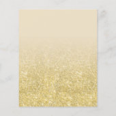 Budget Gold Glitzer Brautparty (Rückseite)