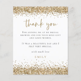 Budget Gold Glitzer Foto Brautparty Vielen Dank