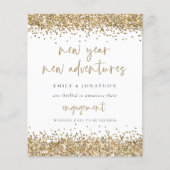 Budget Gold Glitzer Neue Abenteuer Verlobung (Vorderseite)