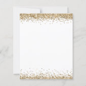 Budget Gold Glitzer Script Hochzeit speichern das (Rückseite)