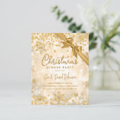 Budget Gold Glitzern Ribbon Xmas Winterurlaub (Stehend Vorderseite)
