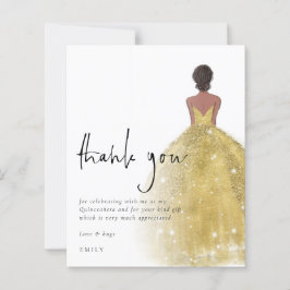 Budget Gold Gown Foto Quinceañera Vielen Dank