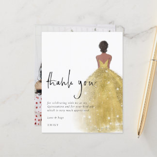 Budget Gold Gown Foto Quinceañera Vielen Dank