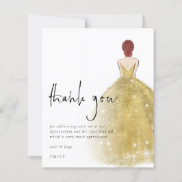 Budget Gold Gown Girl Auburn Quinceañera Dank