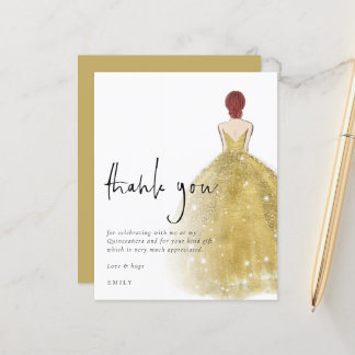 Budget Gold Gown Girl Auburn Quinceañera Dank