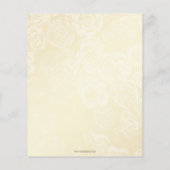 Budget Gold Grünes Kleid Sweet 16 Einladung (Rückseite)