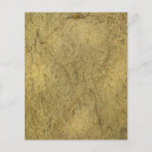 Budget/Gold Hochzeit Einladung. Flyer (Hinten)