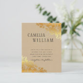 BUDGET Gold Lace Classic Ampersand Wedding (Stehend Vorderseite)