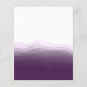 Budget Gold & Lila Aquarellfarben Überraschung Geb (Rückseite)