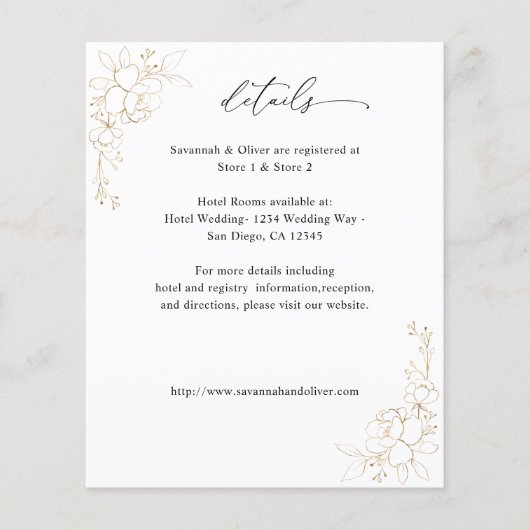 Budget Gold Linde Blumendetails Flyer (Vorne)