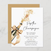 Budget Gold Pop Das Champagner-Brautparty (Vorne/Hinten)