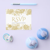 BUDGET/GOLD RSVP Card-Flyer. Flyer (Einzeln)