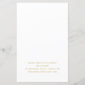 Budget Gold Script Foto Abschluss Ankündigung (Rückseite)