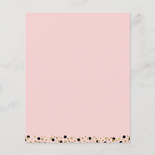 Budget Gold Script Foto Abschluss Ankündigung (Rückseite)