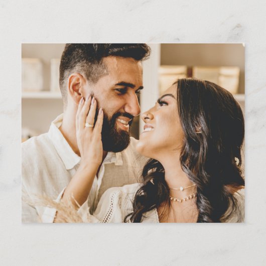 Budget Gold Script Foto Collage Hochzeit Vielen Da (Rückseite)