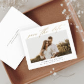Budget Gold Script-Foto Save the Date
