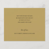 Budget Gold Stars Frohe Weihnachtskarte (Rückseite)