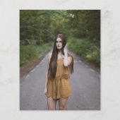 Budget Gold Tassel Foto Abschluss Einladung (Rückseite)