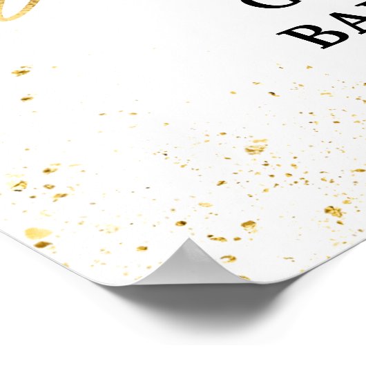 Budget Gold Weihnachtsdusche Willkommen Poster (Ecke)