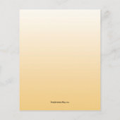 Budget Gold Weißballons Geburtstagseinladungen (Rückseite)